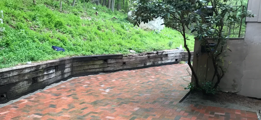 Replacing A Rotten Wood Retaining Wall