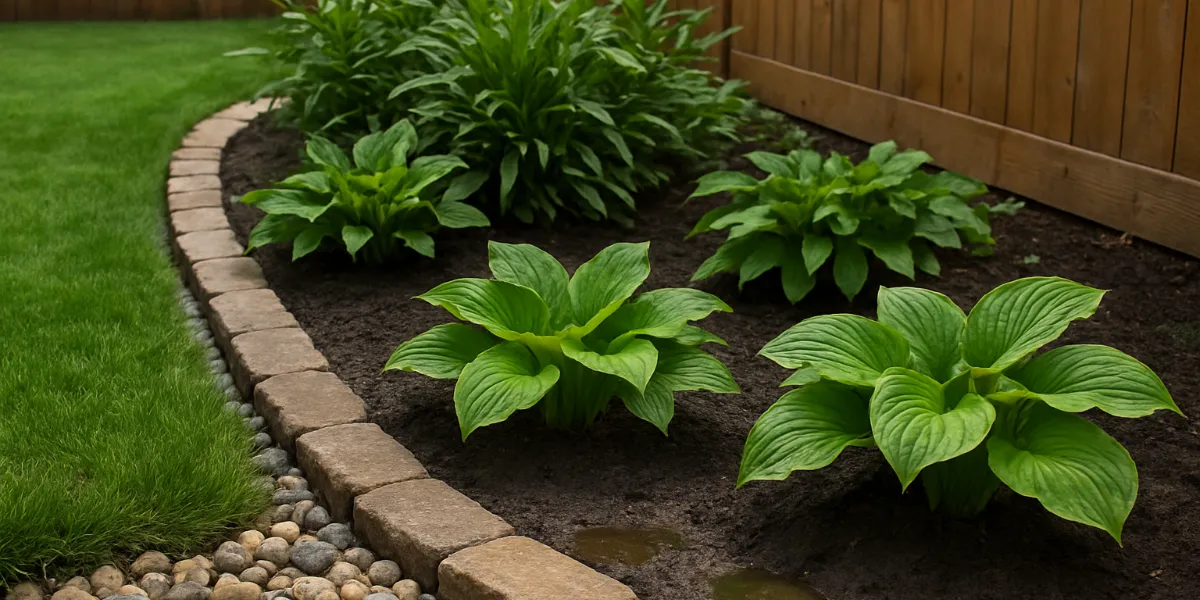 stopping water from pooling in garden beds