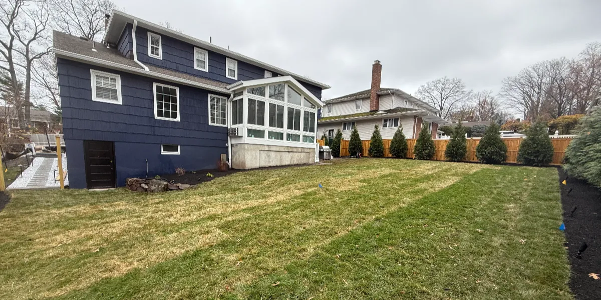 Full Yard Renovation & Drainage Fix in Clifton, NJ